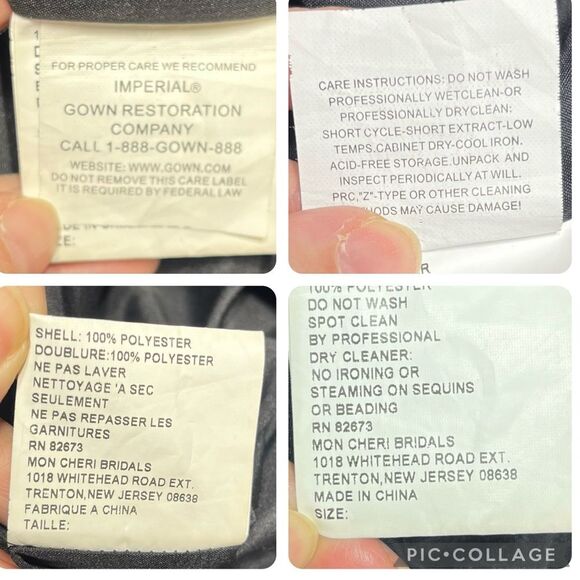 Tony Bowls One Shoulder Bow Sequins Fit and Flare Gown in Black 10 - Picture 15 of 15